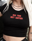 De4d P3dos Don't Reoffend™ Embroidered Baby Tee