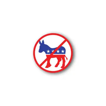 No Dems Sticker