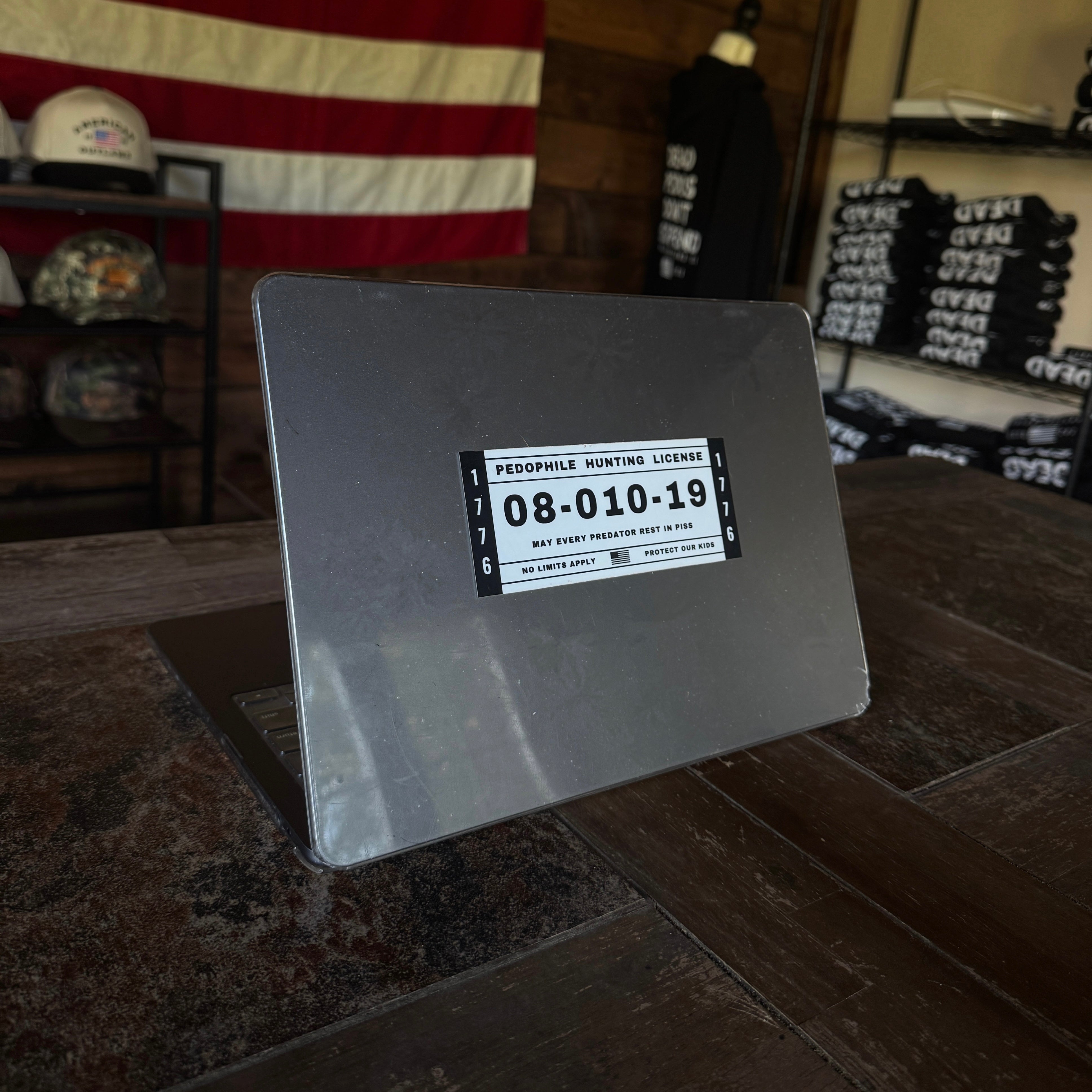 Hunting License Sticker