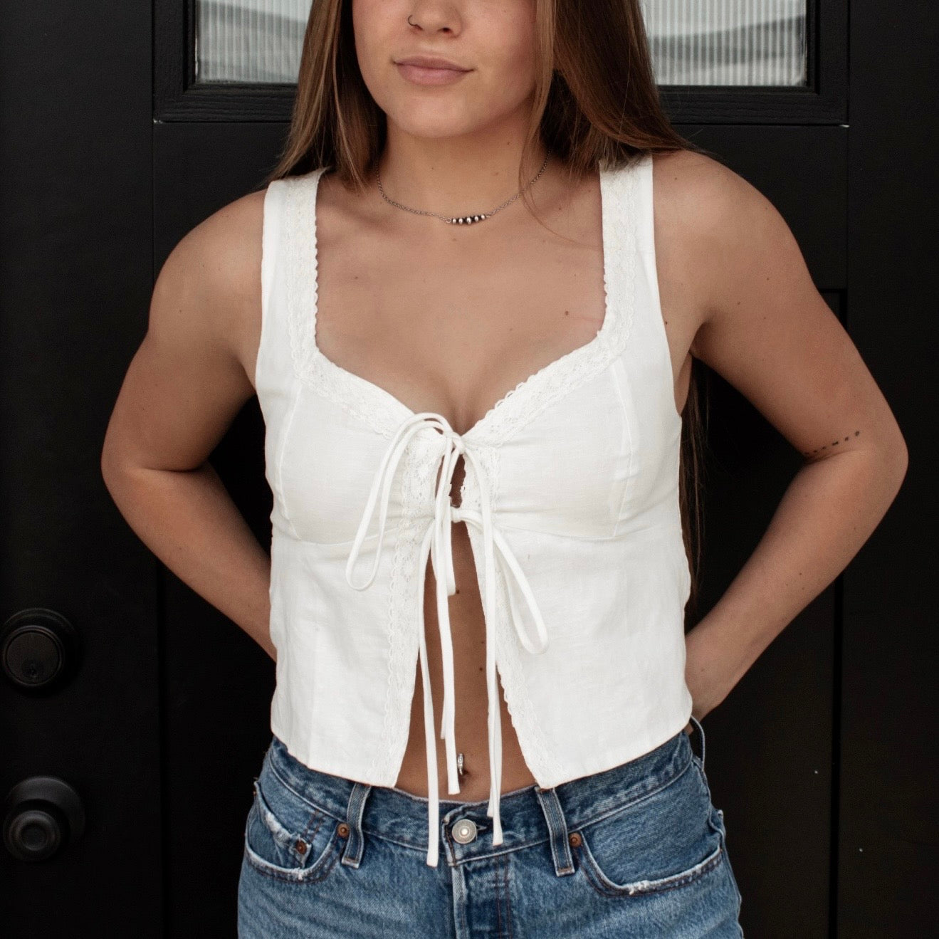 Tie Front Cami Top