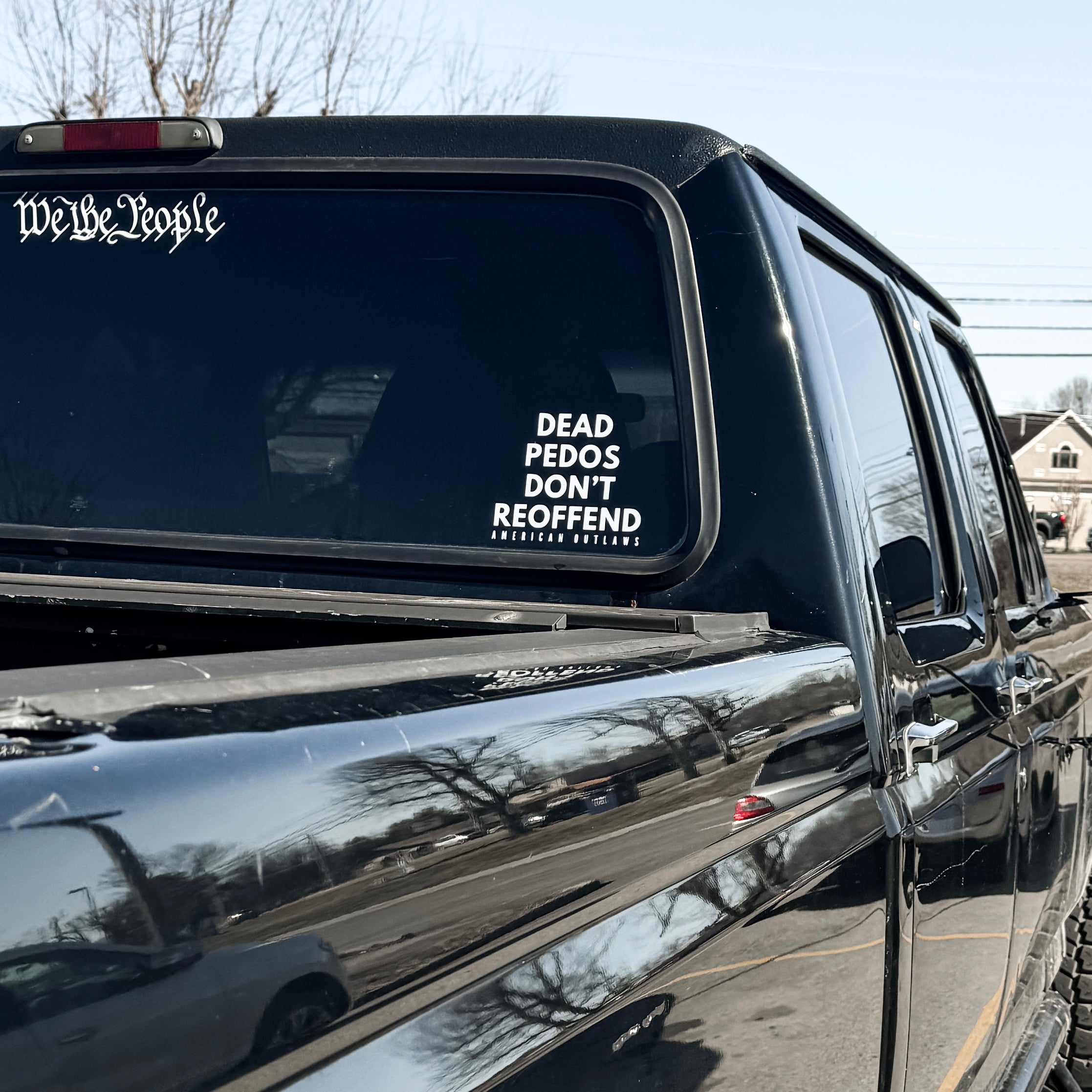 De4d P3dos Don't Reoffend™ - Window Sticker