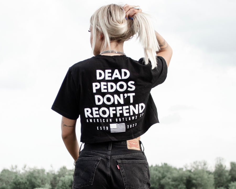 Dead Pedos Don't Reoffend Crop Top