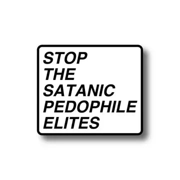 Stop P*do Elites Sticker