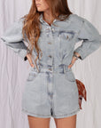 The Maverick Denim Romper