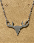 Deer Head Charm Necklace